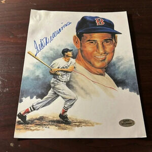 Ted Williams Boston Red Sox autograph photo